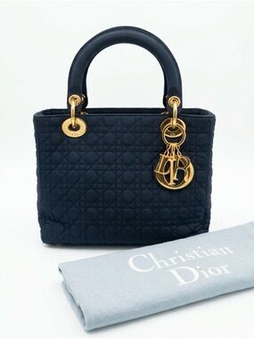 Christian Dior Lady Dior Medium Cannage Bag NWT